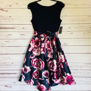 Gorgeous Alexa B Floral Hi-Low Dress